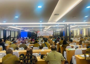 Suasana kegiatan penandatanganan MoU antar Pemprov Papua Tengah dengan Kejati Papua