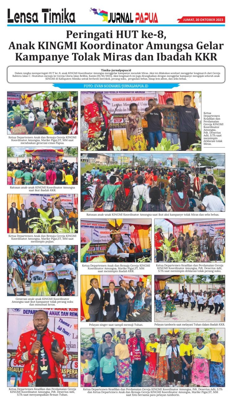 Lensa Foto Peringatan HUT Anak KINGMI ke-8