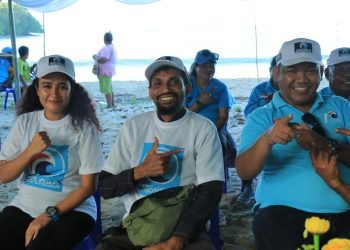 Suasana Kampanye Tatap Muka DPD Partai Gelora Indonesia Kabupaten Supiori yang berlangsung di Dapil IV Supiori, Kampung Kobari Jaya, Minggu (14/1).