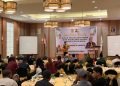 Suasana buka puasa bersama Dinas Pekerjaan Umum dan Penataan Ruang Kabupaten Mimika bersama wartawan