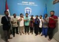 Pengurus GMKI Cabang Timika saat foto bersama usai mengggelar musyawarah