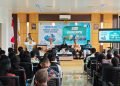 Suasana sosialisasi Indonesia Sadar Adminduk yang digelar oleh Disdukcapil Kabupaten Mimika.