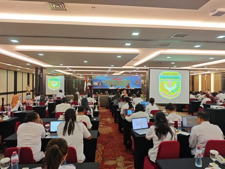 Suasana Bimtek Aplikasi Srikandi Versi 3 saat sedang berlangsung.
