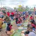 Tradisi Makan Patita yang digelar Ikatan Keluarga Maluku di Kabupaten Mimika.