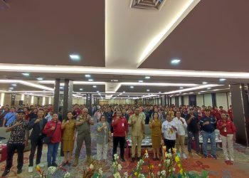 Foto bersama peserta pelatihan sertifikasi kompetensi pencaker OAP, Labepa dan Labeti.