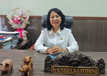 Kepala Dinas Peternakan dan Kesehatan Hewan Kabupaten Mimika, drh. Sabelina Fitriani