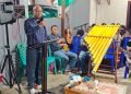Ketua IKT Kabupaten Mimika, Yusuf Rombe saat menyampaikan sambutan pada ibadah Persekutuan Toraja SP 2, Minggu (1/9/2024).