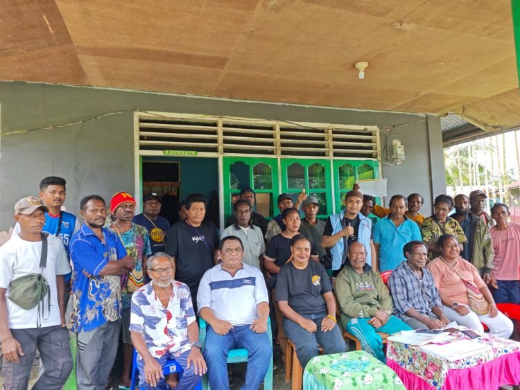 Relawan Suku Kamoro Kompak Dukung AIYE di Pilkada Mimika