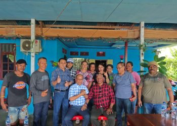 AIYE Silaturahmi dengan Valen Key, Tokoh Pemuda Kei Berpengaruh di Mimika