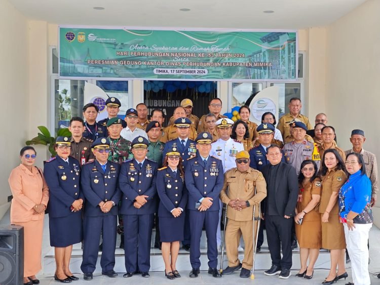 Dishub Mimika Peringati Harhubnas ke-53 dan Syukuran Gedung Kantor Baru