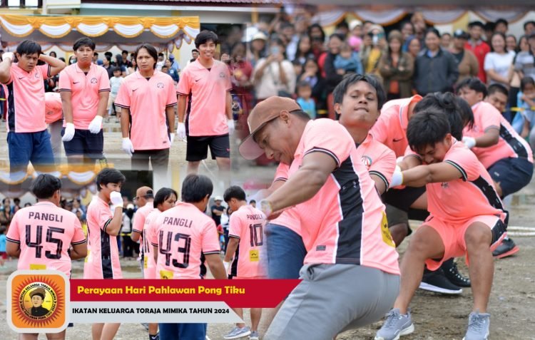 Warga IKT Mimika Antusias Ramaikan Perlombaan Hari Pahlawan Pongtiku 2024