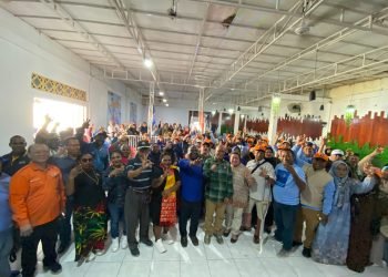 Relawan Pelangi Nusantara Siap Menangkan AIYE di Pilkada Mimika
