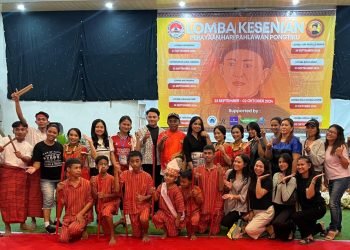 Persekutuan Tondon Raih Juara Tari Pa’gellu’ Kreasi Hari Pahlawan Nasional Pongtiku IKT Mimika 2024