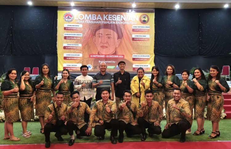 Persekutuan Sa’dan Balusu Raih Juara I Lomba Vocal Group Hari Pahlawan Nasional Pongtiku IKT Mimika Tahun 2024