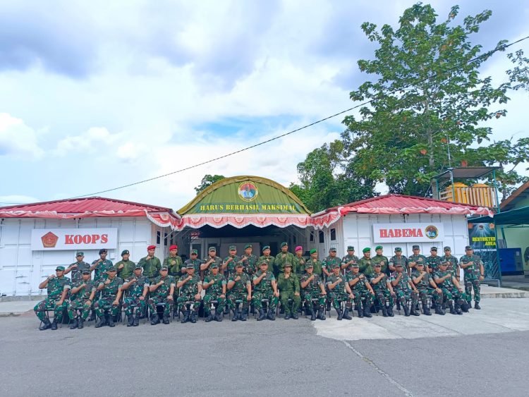 Kasad Gelar Kunjungan Kerja Yonif 754/ENK Kostrad