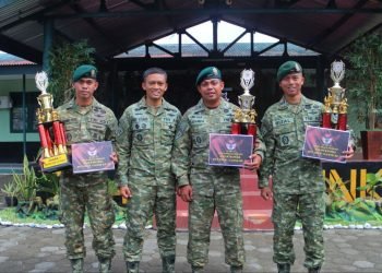 Rayakan HUT Yonif 754/ENK Ke- 20, Prajurit Tunjukkan Kreativitas dan Semangat Juang