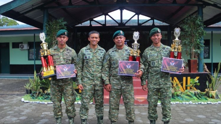 Rayakan HUT Yonif 754/ENK Ke- 20, Prajurit Tunjukkan Kreativitas dan Semangat Juang