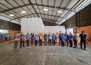 Kolaborasi BULOG dan PT SUCOFINDO Validasi Bongkar Muat Beras di Papua Sepanjang 2024