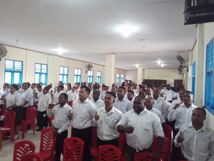 Ratusan Peserta Ikut SKB CPNS, Pj. Bupati Mimika Ingatkan Peserta Tidak Percaya Calo