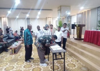 Pemkab Mimika dan Forkopimda Nyatakan Sikap Jaga Keamanan Jelang Putusan MK