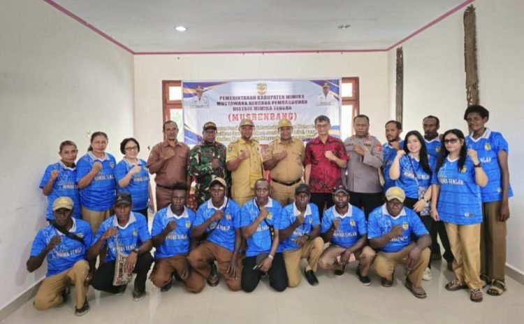 Musrenbang Distrik Mimika Tengah Tahun 2025 Hasilkan 113 Usulan Program