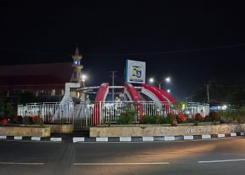 Kabel Lampu di Bundaran SP2 Ludes Dicuri Warga, Kadis PUPR Mimika Lapor Polisi