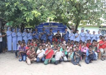 Sambut HUT Ke-79 TNI AU, Lanud YKU Timika Gelar Bakti Sosial