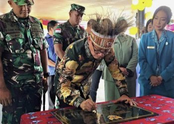 Berstandar Internasional, Pj. Bupati Mimika Resmikan Paud Kasih Amuro Binaan TP-PKK