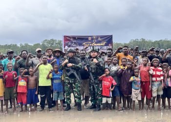 Peringati HUT Divisi 3 Kostrad, Prajurit Brigif 20/IJK dan Yonif 754/ENK Gelar Hanmars, Bakti Sosial dan Karya Bakti