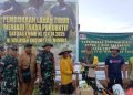 Kunjungi Lokasi TMMD Kodim 1710/Mimika, Brigjen TNI Heri Susanto Serahkan Bantuan Bibit, Pupuk, Obat dan Alat Pertanian