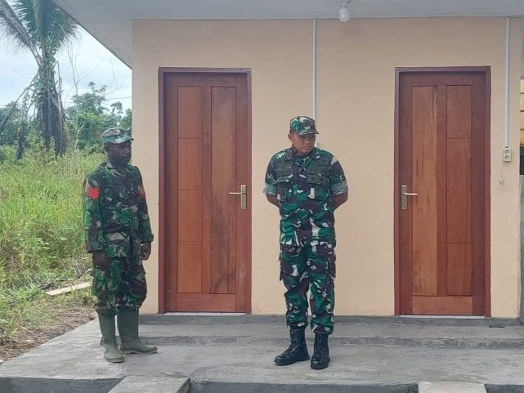 Dansatgas TMMD: Jelang Penutupan, Semua MCK di Pigapu Sudah Siap Digunakan