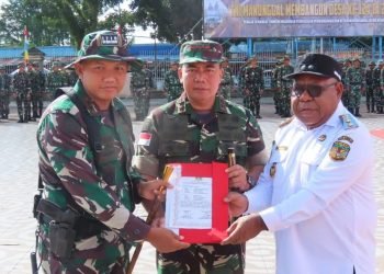 Berjalan Sukses, Pangdam XVII Cenderawasih Tutup Kegiatan TMMD ke-124 di Timika