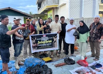 Maknai Idul Adha, BPD KKSS Mimika Sembelih Satu Ekor Sapi