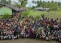 Mahasiswa KKN UGM Gandeng Komunitas Pijar Mimika Sosialisasi Pendidikan dan Kesehatan Kepada Anak-Anak Kampung Atuka
