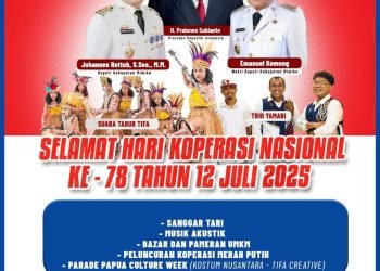 Peringati HUT Koperasi Nasional ke-78, Pemkab Mimika Luncurkan Koperasi Merah Putih