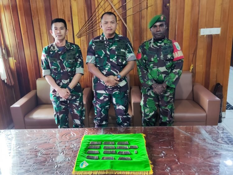 129 Amunisi Ditemukan Warga di TPA Iwaka, Kini Diserahkan ke Kodim 1710/Mimika