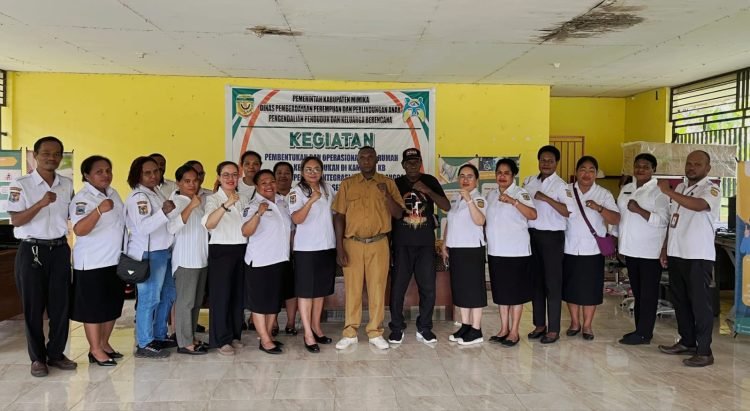 Perkuat Integrasi Program Bangga Kencana, DP3AP2KB Mimika Bentuk Rumah Data Kependudukan dan Kampung Percontohan KB di Tipuka