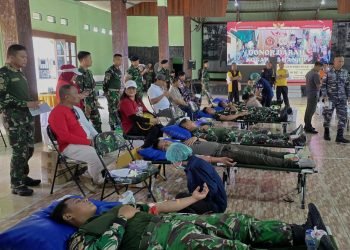 Kogabwilhan III Gelar Bakti Sosial Donor Darah Peringati HUT ke-80 RI dan HUT ke-6 Kogabwilhan III