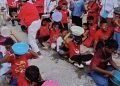 Maknai Kemerdekaan, Warga Gang Semangka Kelurahan Wanagon Timika Gelar Aneka Lomba