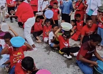 Maknai Kemerdekaan, Warga Gang Semangka Kelurahan Wanagon Timika Gelar Aneka Lomba