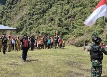 Libatkan Masyarakat Dalam Momen Sakral, Distrik Tembagapura Gelar Upacara 17 Agustus di Dua Tempat
