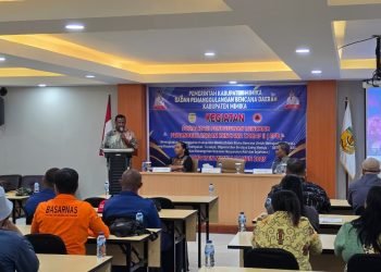 Penyusunan Rencana Penanggulangan Bencana Masuk Tahap II, BPBD Mimika Gelar Sosialisasi