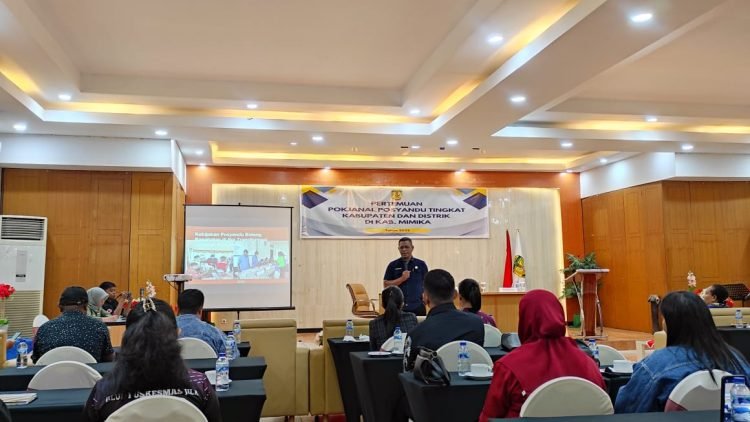 Tingkatkan Sinergi Lintas Sektor, Dinkes Gelar Pertemuan Pokjanal Posyandu Tingkat Kabupaten dan Distrik