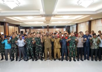 Hadiri Rapat Forkopimda, Dandim 1710/Mimika: Kita Semua Sepakat Mimika Aman Dan Damai