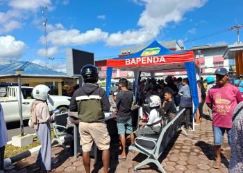 Genjot Pendapatan, Samsat dan Bapenda Mimika Gelar Operasi Gabungan