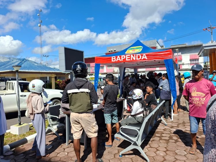 Genjot Pendapatan, Samsat dan Bapenda Mimika Gelar Operasi Gabungan