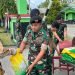 Bantu Atasi Kesulitan Warga, Detasemen Kavaleri 3/SC Ikut Gelar Gerakan Pangan Murah di Timika
