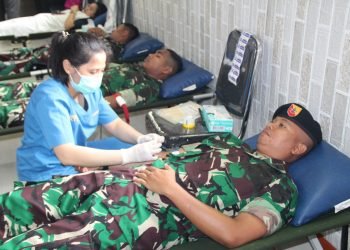 Sambut HUT TNI ke-80, Denkav 3/SC Gelar Donor Darah
