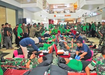 Sambut HUT TNI ke-80, Kodam XVII/Cenderawasih Gelar Pengobatan Massal, Operasi Katarak dan Donor Darah