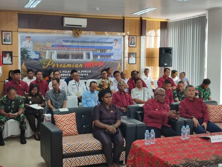 Pakai Sistem Daring, MPP Kabupaten Mimika Diresmikan